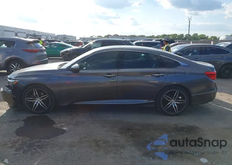 2021 Honda Accord Hybrid Touring из США, поврежденный, VIN 1HGCV3F92MA001514